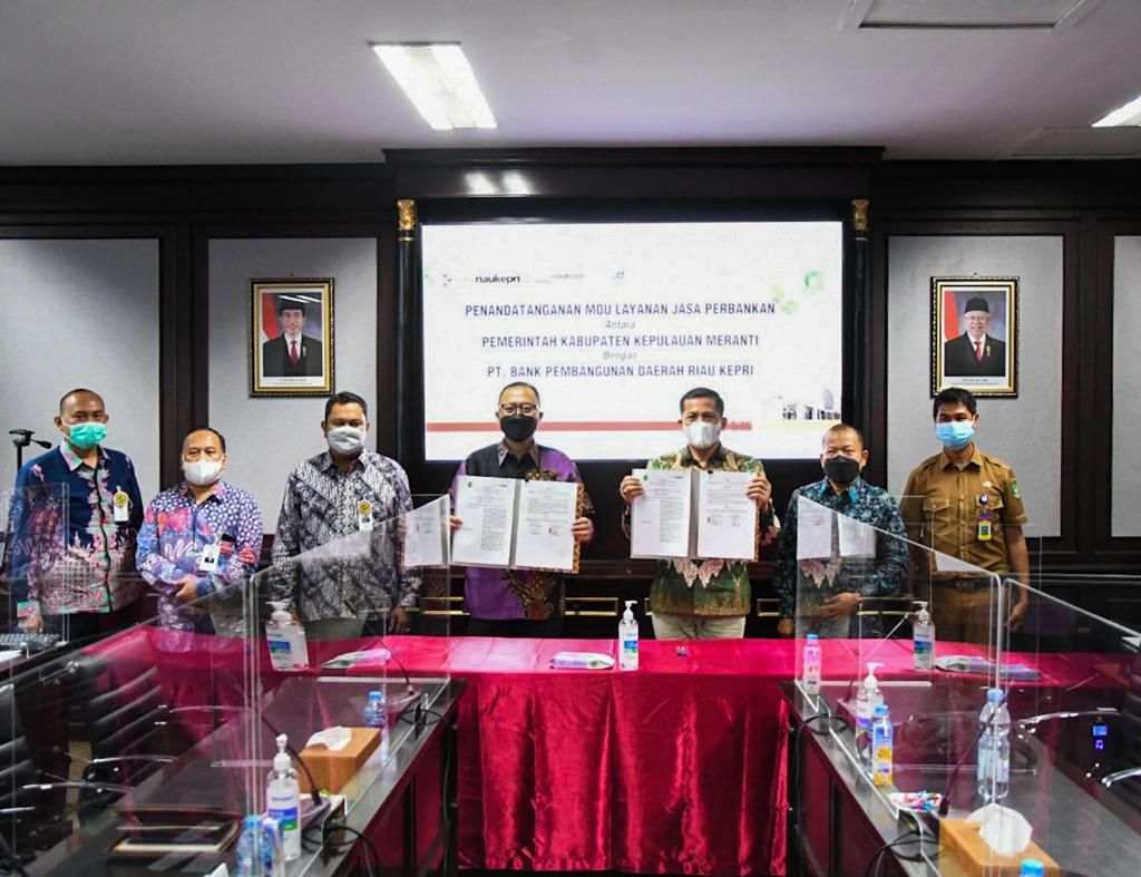 Jasa Layanan Perbankan, Pemkab Meranti MoU Dengan Bank Riau Kepri