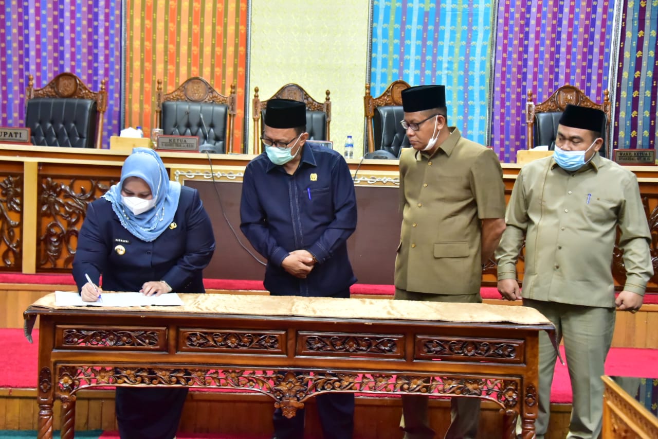 P-APBD Kabupaten Bengkalis 2021 Disahkan Sebesar Rp. 3,594 Triliun