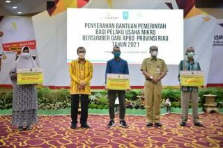 20.833 UMKM di Riau Dapat Suntikan Modal Usaha dari Pemprov Riau