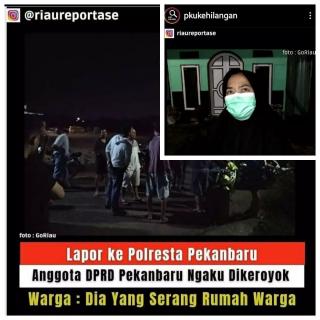 Viral! Oknum DPRD Pekanbaru Babak Belur Dibully, Warganet : Inilah Contoh Menang Hasil Sogok