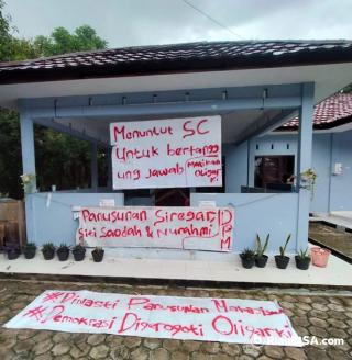 Kantor Dewan Perwakilan Mahasiswa Universitas Riau Disegel Lagi, 4 Ultimatum Disampaikan