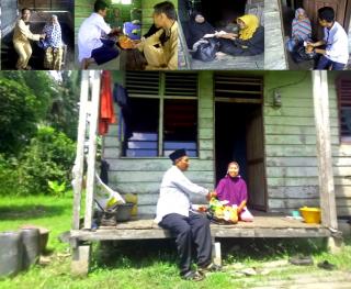 Janda Tua 67 Tahun di Meranti Ketiban Paket Sembako Jum