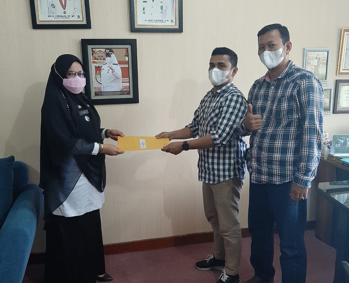 Jalin Silahturahmi dan Sinergitas, Vemi Berharap LPM Rumbai  Bersinergi dengan Pemerintah