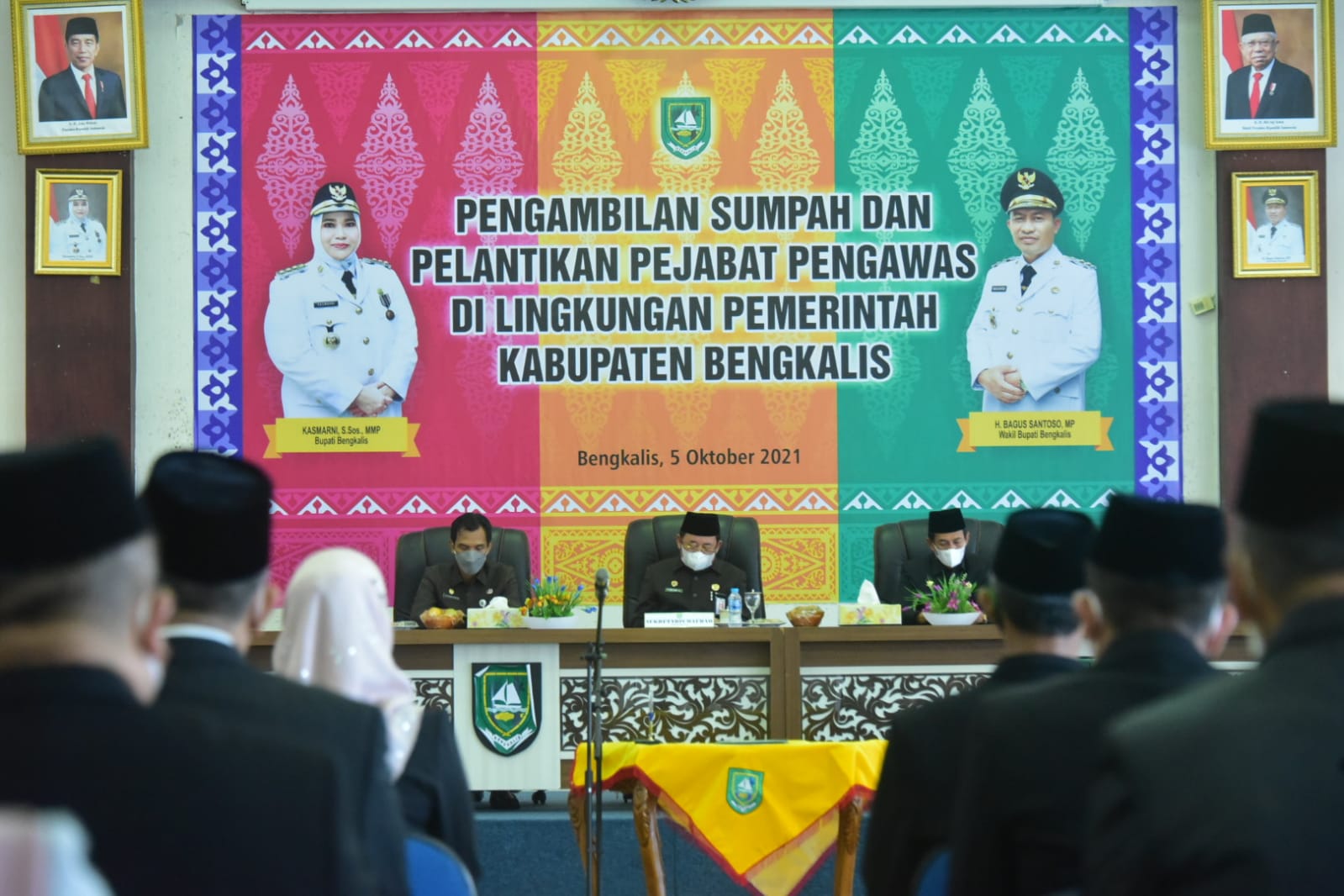 38 Pejabat Pengawas Dilantik Bupati Bengkalis, Berikut Nama-Namanya
