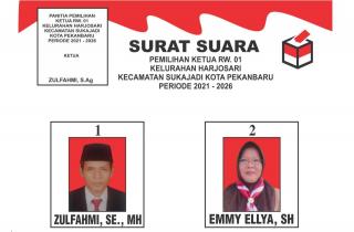 Kondisi Pandemi, Pemilihan RW di Kelurahan Harjosari Dilakukan Door to Door