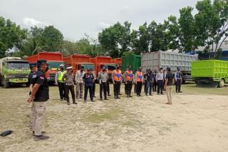Tim Gabungan Kandangkan 5 Truk ODOL di Kuansing