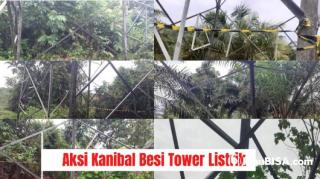 Gawat! Besi Tower Listrik Tegangan Tinggi di Rumbai Hilang Dicuri, Pelakunya Belum Terungkap