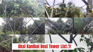 Geger Pencurian Tower Listrik SUTET di Rumbai: Tower Bisa Ambruk, Pasokan Listrik Riau Terganggu
