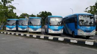 Puluhan Bus Trans Metro Pekanbaru Kembali Beroperasi