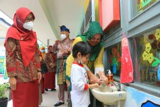 Bunda PAUD Riau Kunjungi TK Pertiwi Pekanbaru