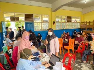 Percepatan Vaksinasi, 59 Lansia Divaksinasi Puskesmas Rejosari