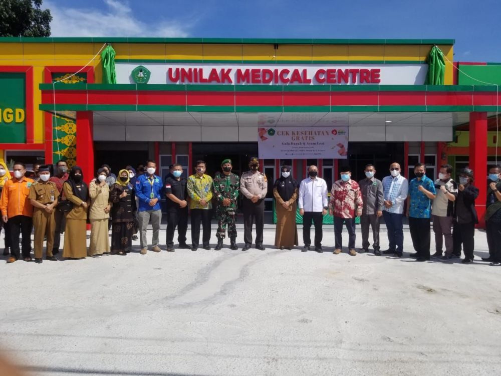 Klinik UMC Hadir, Warga Rumbai Pekanbaru Bisa Berobat di Unilak Medical Centre