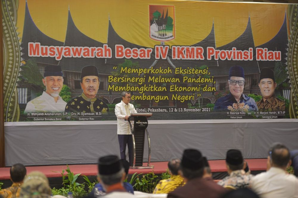Mubes ke-IV IKMR Resmi Dibuka Gubernur Riau, Ini Harapannya