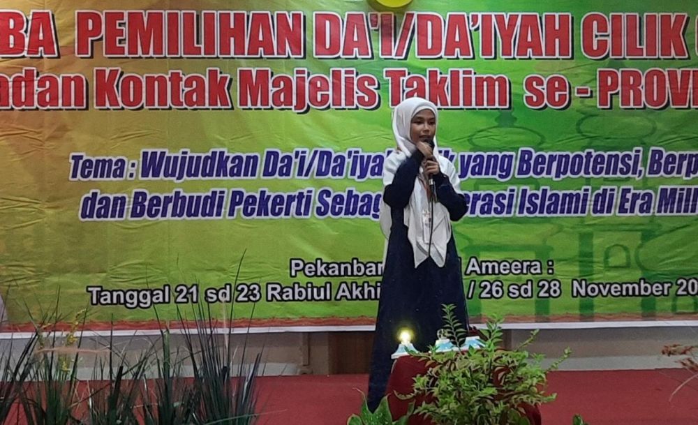 19 Peserta Utusan Kabupaten Kota di Riau Ikuti Pemilihan Dai Cilik yang Ditaja BKMT Riau 