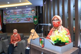 Sempena Hari Jadi ke-22, DWP Pekanbaru Gelar Lomba Kerajinan Tangan dari Bahan Bekas