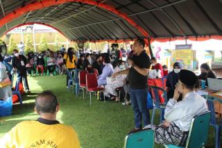 DPP IPP dan Polresta Pekanbaru Gelar Vaksinasi Massal