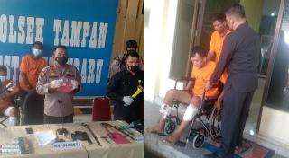 Polisi Gulung 2 Perampok Toko Indomaret Pekanbaru, 1 Pelaku Warga Kuansing