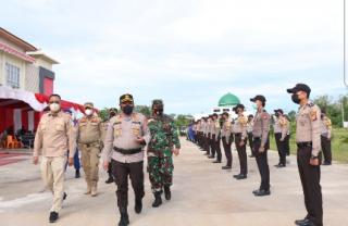 Polres Meranti Gelar Apel Pergeseran Pasukan Sukseskan Pilkades