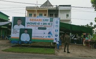 DPC PKB Meranti Gelar Vaksinasi Masal, 3000 Dosis Dipersiapkan