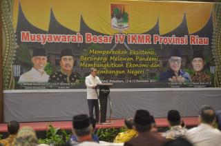 Mubes ke-IV IKMR Resmi Dibuka Gubernur Riau, Ini Harapannya