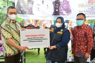 Pemkab Bengkalis Terima 5000 Dosis Vaksin Dari PT. PHR