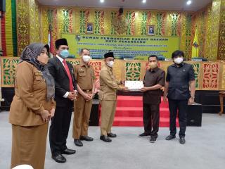 Paripurna Penyampaian Nota Keuangan, Rancangan APBD Murni Tahun 2022 Rp2,560 Triliun