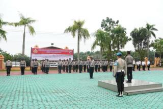 Polres Siak Laksanakan Apel Gelar Pasukan Oprasi Zebra Lancang Kuning 2021