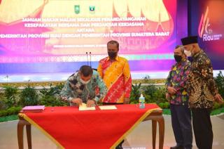 Satpol PP Riau dan Sumbar Teken Perjanjian Kerjasama, Ini Isinya