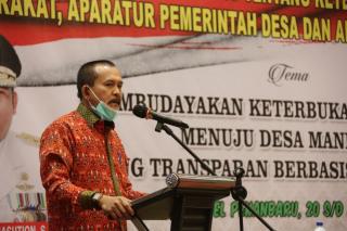 Ketua KI Riau Sebut Banyak Oknum Bikin Masalah di Perangkat Desa