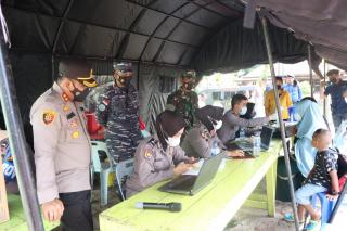 Kejar Target, Polres Meranti Gelar Vaksin Massal Serentak di Setiap Kecamatan