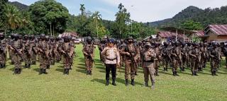 Polda Riau Terjunkan 101 Bintara Latihan di Kawasan Hutan Tanjung Belit