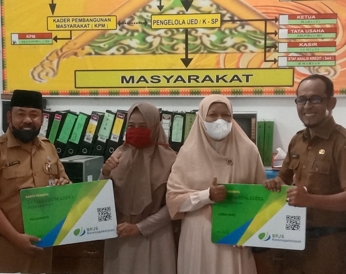 Lurah Sidomulyo Barat Dukung Program BPJS Ketenagakerjaan 