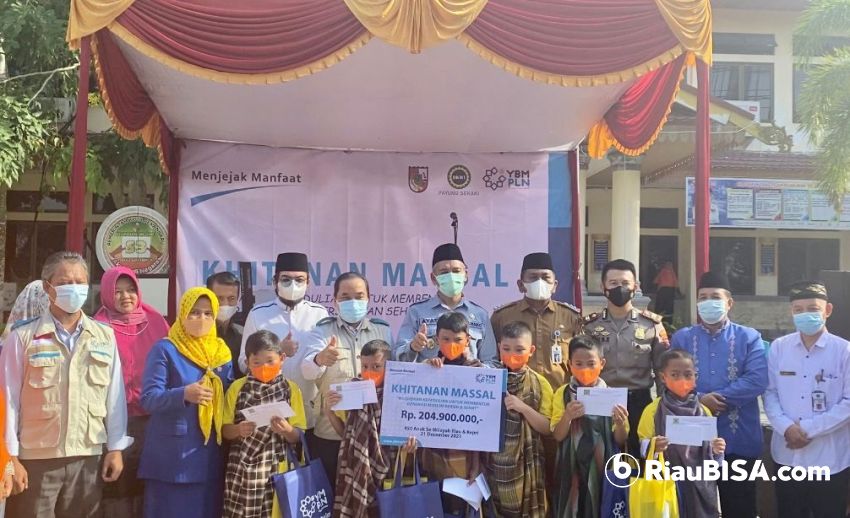 YBM PLN UI WRKR Gelar Khitanan Massal Gratis Bagi 450 Anak Dhuafa Di Wilayah Riau & Kepulauan Riau