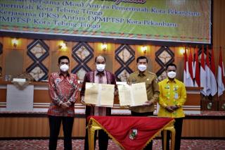 Kota Tebing Tinggi dan Pemko Pekanbaru Jalin Kerjasama