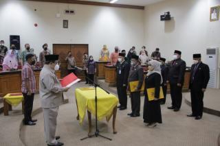 Sekdaprov Riau Lantik Pejabat Tinggi Pratama dan Pejabat Administrasi Pemprov Riau, Berikut Daftar Namanya