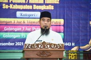 Musabaqoh Hifzil Quran ke-5 antar Pondok/Rumah Tahfiz Se-Kabupaten Bengkalis Resmi Dibuka