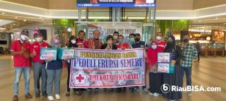 PMI Pekanbaru Galang Donasi Kemanusiaan Peduli Erupsi Semeru