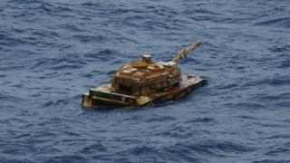 Disebut Tak Bahaya, Ini Asal Benda Mirip Tank Mengambang di Laut Natuna Kepulauan Riau