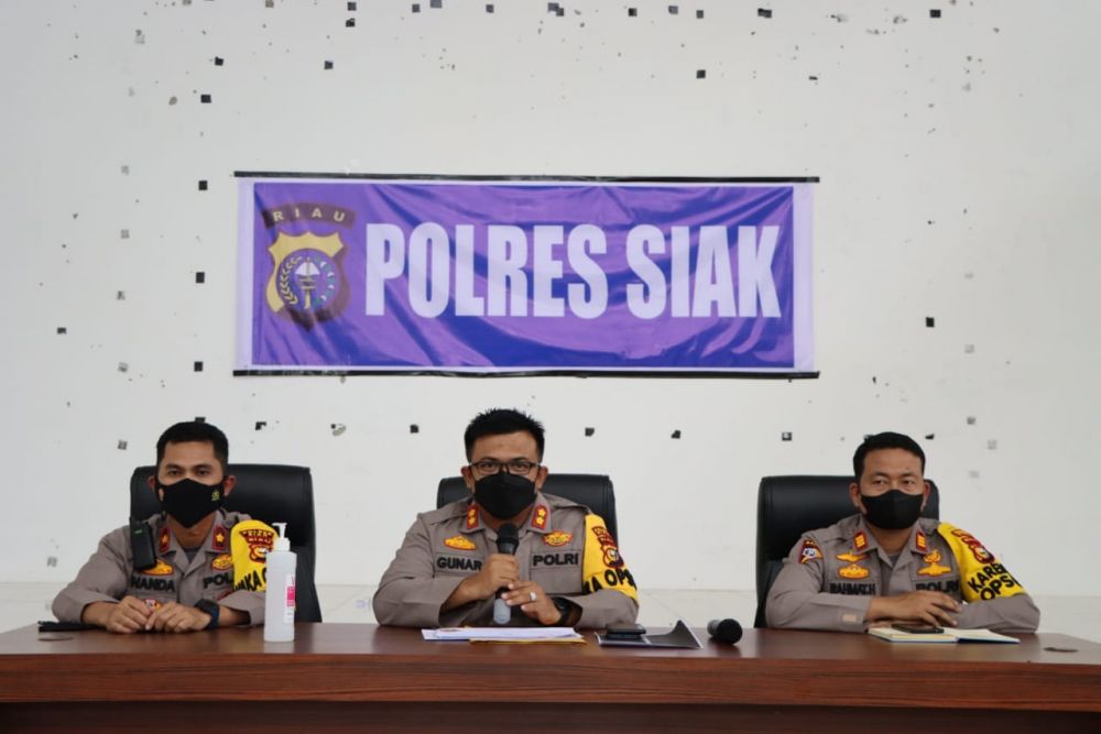 Sepanjang 2021, Jumlah Kejahatan di Kabupaten Siak Menurun