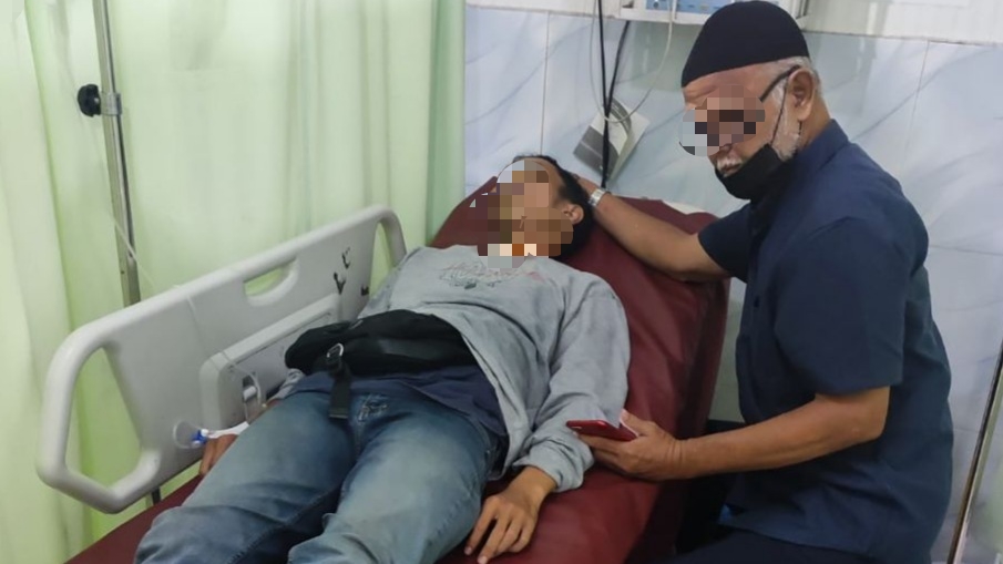 Pemuda 30 Tahun Asal Pekanbaru Ini Nekad Sayat Leher di Depan Istri dan Mertuanya