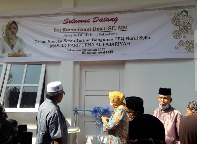 Aspirasi Anggota DPRD Pekanbaru Bantu Gedung Taman Pendidikan Quran