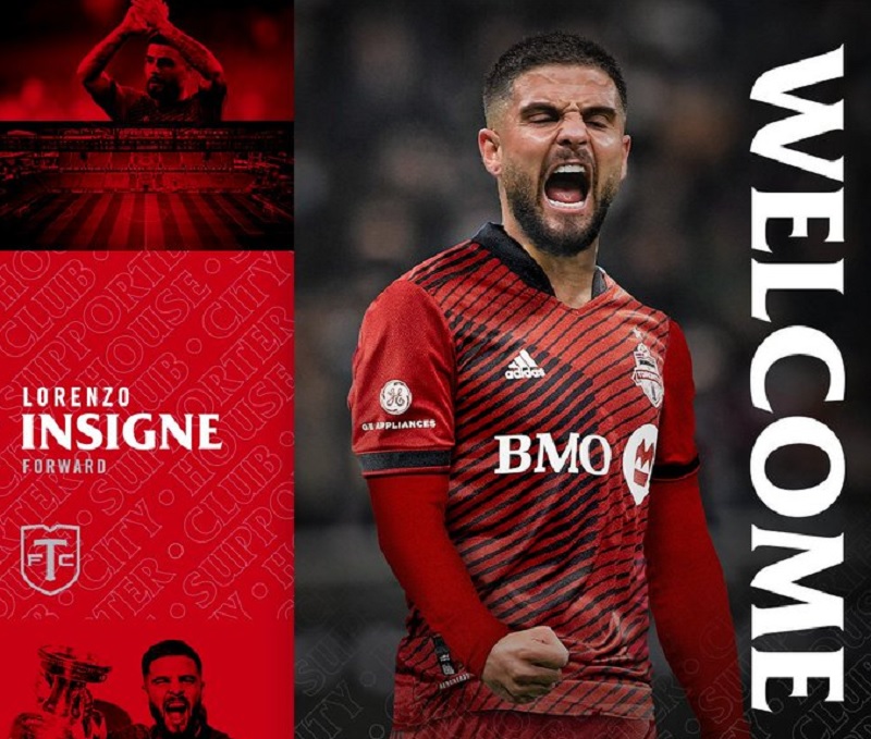 Tinggalkan Napoli, Lorenzo Insigne Resmi Gabung Klub MLS Toronto FC