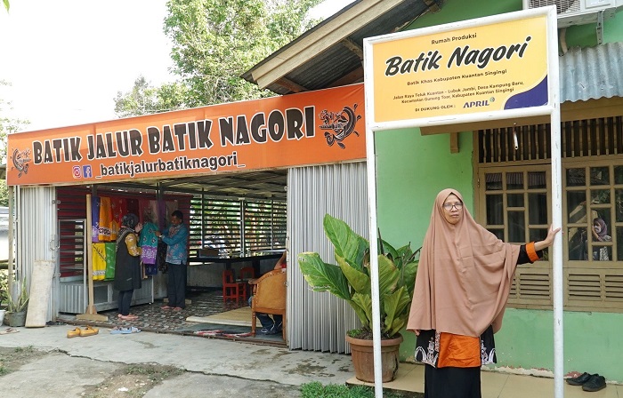 Rumah Batik Binaan RAPP Cikal Bakal Kampung Batik Pertama di Kuansing