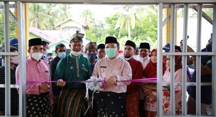 Wakil Bupati Siak Resmikan Gelanggang Gasing Antan- Antan Ma’dun