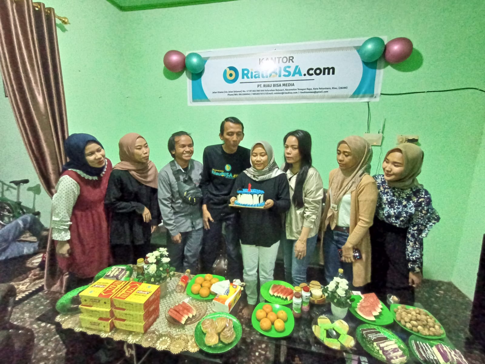 HUT Ke 1 RiauBISA.com, Perbanyak Karya Kurangi Duduk di Kedai Kopi 