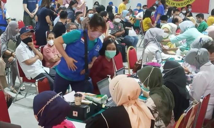 PSMTI dan BIN Riau Adakah Vaksinasi Booster di Mal Pekanbaru 
