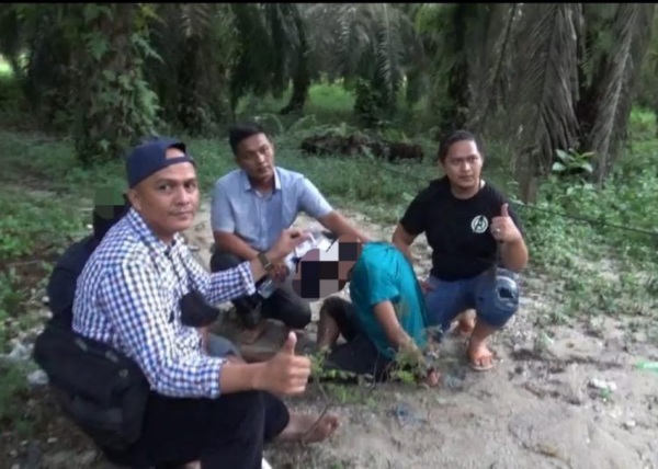 Kabur Ke Kebun Sawit, Dor! Polisi Tembak Kaki Kiri Pengedar Narkoba di Tambang Kampar 