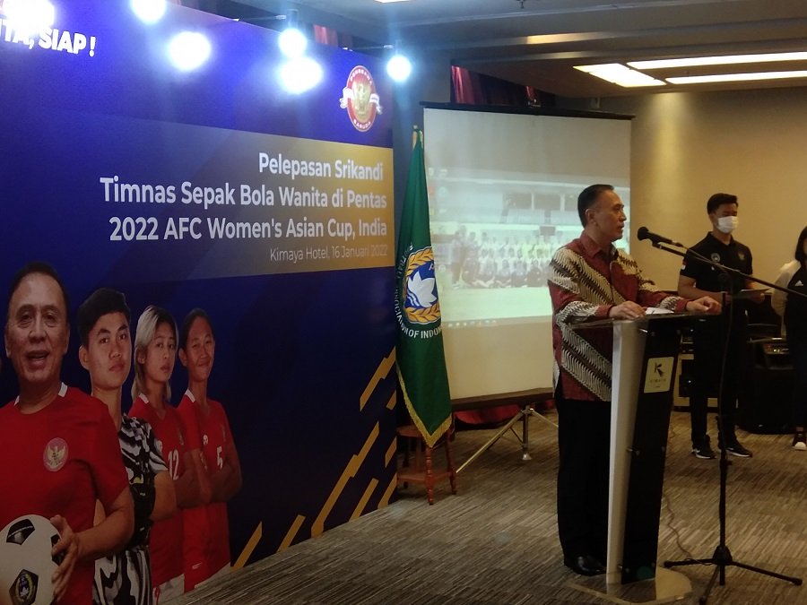 PSSI Lepas Timnas Putri Indonesia untuk Piala Asia Wanita 2022 