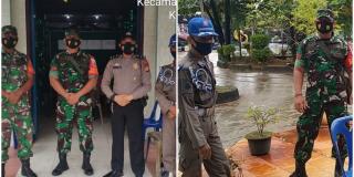 Pantau Kegiatan Ibadah, Kodim 0321 Rohil Patroli Seluruh Gereja