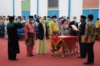 Pemkab Pelalawan Lantik 325 Pejabat di Malam Tahun Baru
